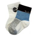Baby Electric Blue 2 Pack Socks (17-27)