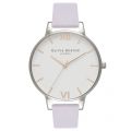 Womens Parma Violet & Rose Gold & Silver White Dial Watch 27945 by Olivia Burton from Hurleys