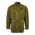 Mens Green Military Summer Wash A7 Jacket 83928 by Barbour International from Hurleys