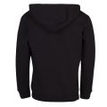 Mens Black Hooded Logo Badge Sweat Top 21438 by Love Moschino from Hurleys