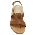 Womens Soft Gold Verona Metallic Basket Weave Sandals 39619 by UGG from Hurleys