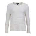 Womens Off White Garrow Knitted Top 46588 by Barbour International from Hurleys