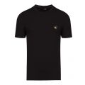 Mens Black Small Metal Peace Slim Fit S/s T Shirt 43115 by Love Moschino from Hurleys