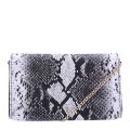 Womens Grey/White/Black Python Crossbody Bag 105817 by Love Moschino from Hurleys