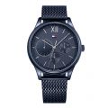 Mens Blue Damon Mesh Watch 44212 by Tommy Hilfiger from Hurleys