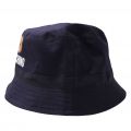 Baby Navy Toy Bucket Hat 84267 by Moschino from Hurleys