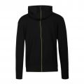 Mens Black/Yellow Branded Zip Through Hooded Cardigan 101558 by Armani Exchange from Hurleys