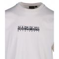 Mens White Whisper S-Sbox 3 S/s T Shirt 108598 by Napapijri from Hurleys