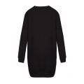 Womens Black Raised Logo Sweater Dress 47897 by Love Moschino from Hurleys