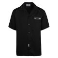 Mens Black Small Logo Casual S/s Shirt 55332 by Versace Jeans Couture from Hurleys