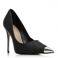 Womens Black Glitter Cerelia Heels 99460 by Moda In Pelle from Hurleys