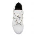 Womens White Heart Rivet Trainers 79212 by Love Moschino from Hurleys