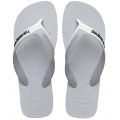 Havaianas Flip Flops Mens White/Ice Grey Dual Flip Flops