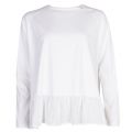 Womens Off White Oversized Frill Top 24829 by Replay from Hurleys