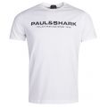 Paul & Shark Mens White Chest Logo SF S/s T Shirt 24771 by Paul And Shark from Hurleys