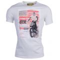 Steve McQueen™ Collection Mens Neutral Starts & Stripes S/s Tee Shirt 71550 by Barbour from Hurleys