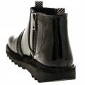 Youth Black Patent Leather Kick Chels (3-6) 61958 by Kickers from Hurleys