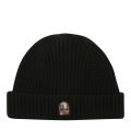 Boys Black Rib Knit Hat