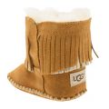 Infant Chestnut & Metallic Branyon Fringe Booties (XS-S) 16108 by UGG from Hurleys
