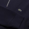 Mens Navy Branded Half Zip Sweat Jacket 31029 by Lacoste from Hurleys