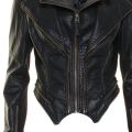Womens Black Pulp Jacket 29489 by Forever Unique from Hurleys