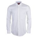 Mens Open White C-Joey Slim L/s Shirt 18497 by HUGO from Hurleys