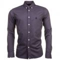 Mens Grey Melange Henri Club Regular Fit L/s Shirt 65919 by Henri Lloyd from Hurleys