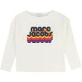 Girls Off White Colourful Logo L/s T Shirt 28515 by Marc Jacobs from Hurleys