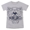 Girls Marl Grey Tiger JG 9 T Shirt Dress 23633 by Kenzo from Hurleys