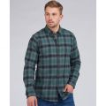 Mens Deep Green Joshua Check L/s Shirt 95586 by Barbour Steve McQueen Collection from Hurleys