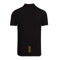 Mens Black/Gold Core ID Stretch S/s Polo Shirt 83016 by EA7 from Hurleys