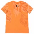Boys Orange Lorenzo Logo Tiger S/s T Shirt 86800 by Kenzo from Hurleys
