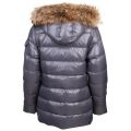 Womens Zinc Authentic Fur Shiny Jacket 13971 by Pyrenex from Hurleys