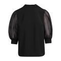 Womens Black Micaeli Organza Sleeve Top 79779 by Ted Baker from Hurleys