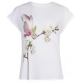 Womens White Tiza Harmony Woven Front T Shirt 25806 by Ted Baker from Hurleys