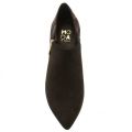 Womens Black & Gold Kromptie Zip Boot Heels 15769 by Moda In Pelle from Hurleys