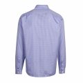 Mens Blue Gingham Regular Fit L/s Shirt 79028 by Lacoste from Hurleys