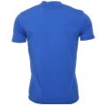 Mens Blue Training Graphic Big Logo S/s Tee Shirt