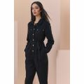 Womens Black Solitude Jumpsuit 92447 by Barbour International from Hurleys