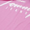 Womens Lilac Chiffon Script S/s T Shirt 34706 by Tommy Jeans from Hurleys