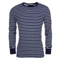 Mens Sartho Blue & Milk Stripe Jirgi striped L/s Tee Shirt 6531 by G Star from Hurleys
