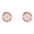 Womens Rose Gold & White Eisley Mini Button Stud Earrings 24480 by Ted Baker from Hurleys