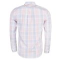 Mens Blossom Pink Ashtead Check Slim L/s Shirt 27595 by Farah from Hurleys