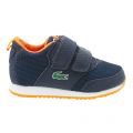 Boys Navy Infant L.ight Trainer 7369 by Lacoste from Hurleys
