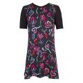 Womens Black Acapolco Print T Shirt Dress 27518 by PS Paul Smith from Hurleys