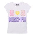 Girls White Gummy Bear Toy S/s T Shirt 107709 by Moschino from Hurleys