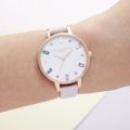 Womens Blossom & Rose Gold Rainbow Demi Leather Watch 59437 by Olivia Burton from Hurleys