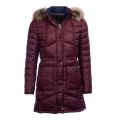 Womens Aubergine Hamble Quilt Coat 31264 by Barbour from Hurleys