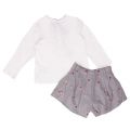 Baby Silver Rose Shorts Set 12791 by Mayoral from Hurleys