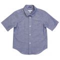 Boys Rne Rinse Chine Branded S/s Shirt 71307 by Lacoste from Hurleys